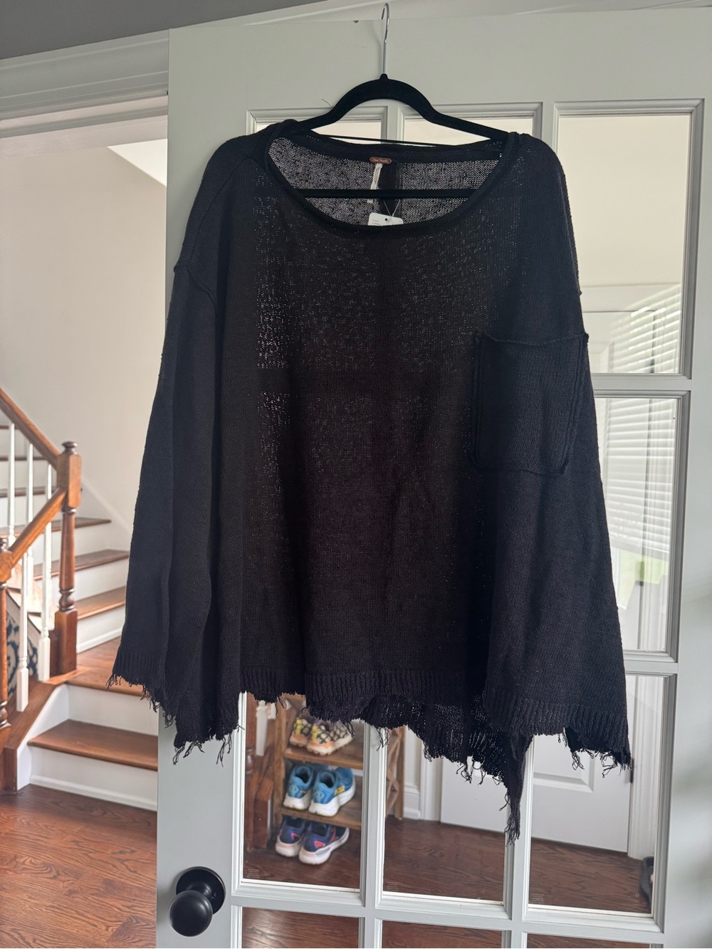 NWT Free People Frayed Sweater